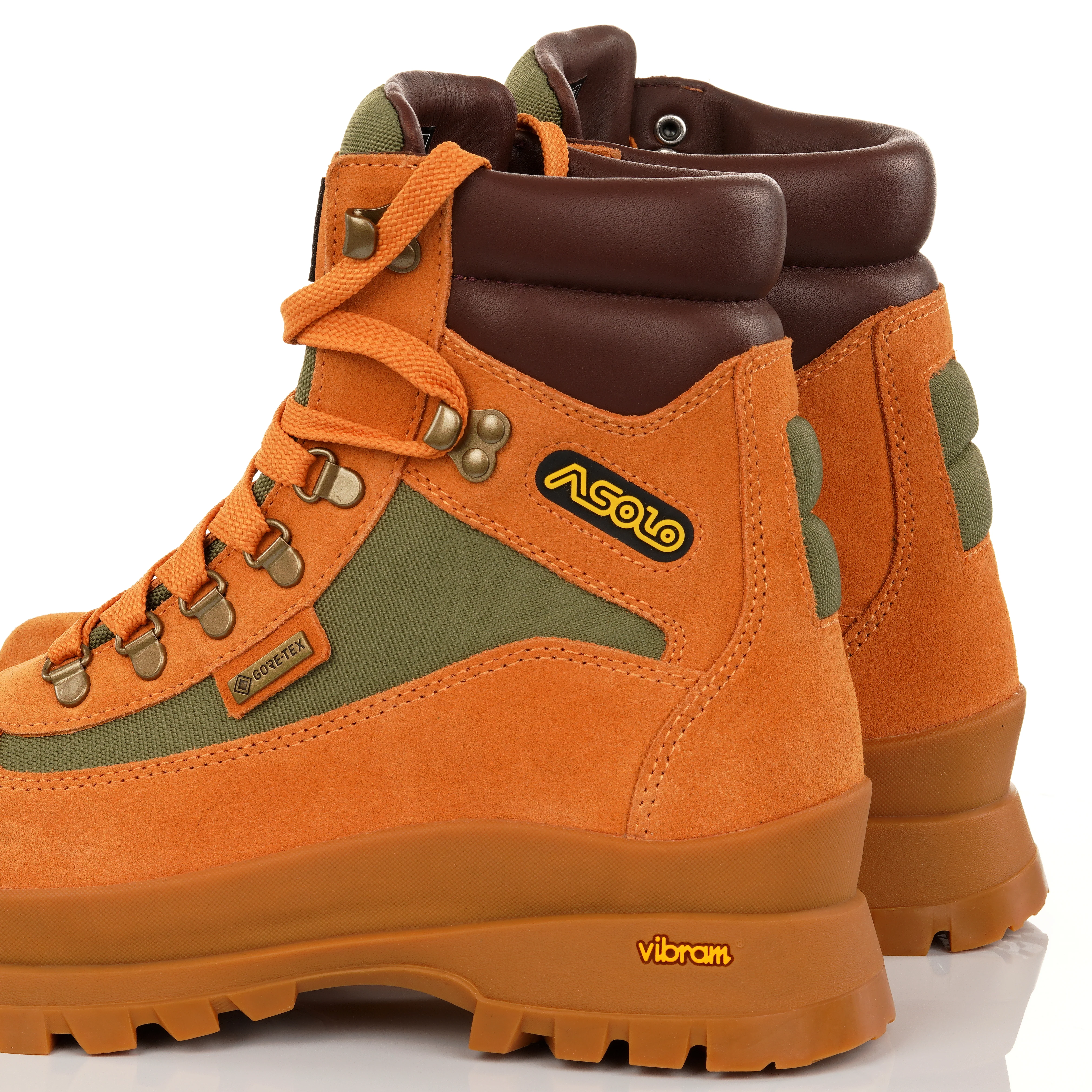 WOMENS ASOLO SWAMP GTX, TAN - GREEN - Image 4