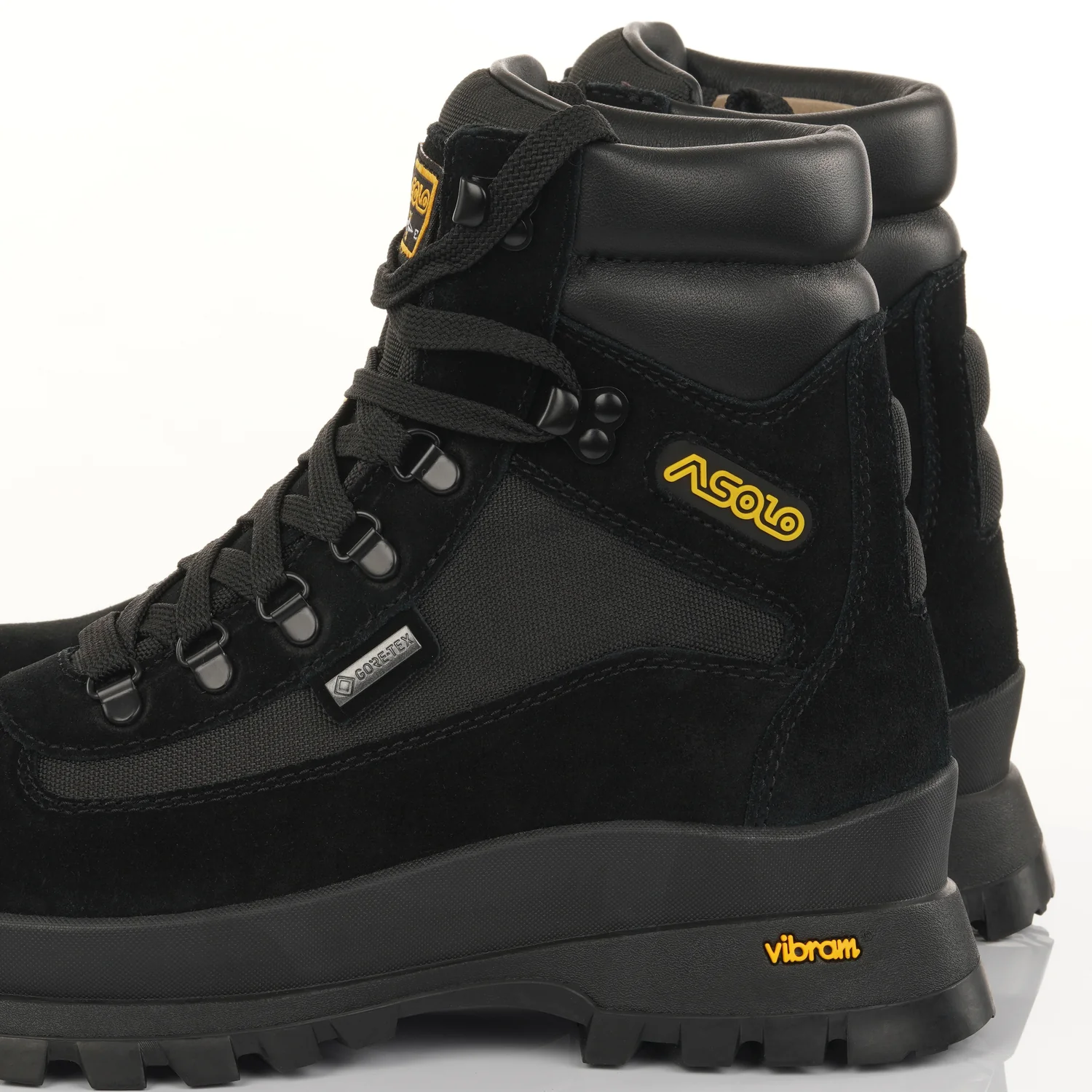 WOMENS ASOLO SWAMP GTX, JET BLACK - Image 4