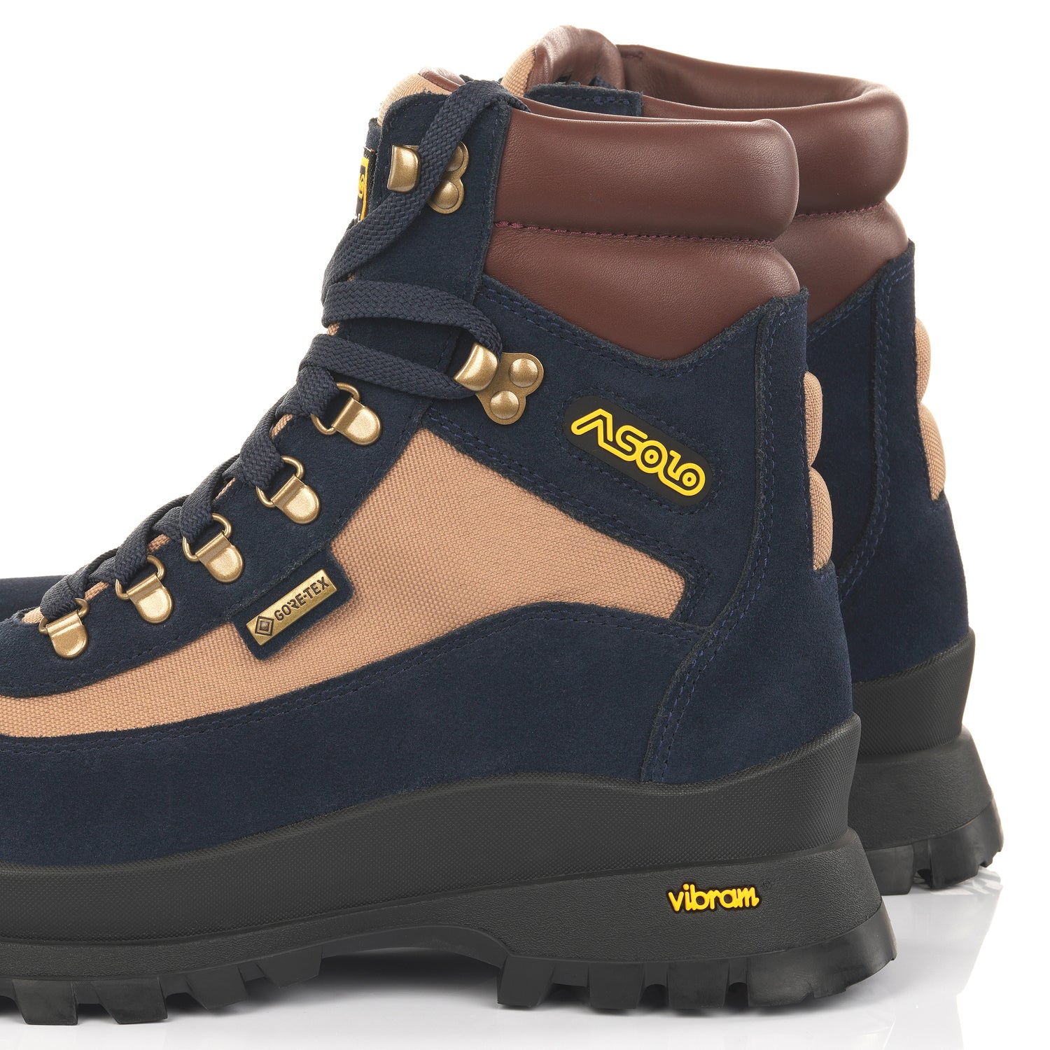 WOMENS ASOLO SWAMP GTX, NAVY - BEIGE - Image 4